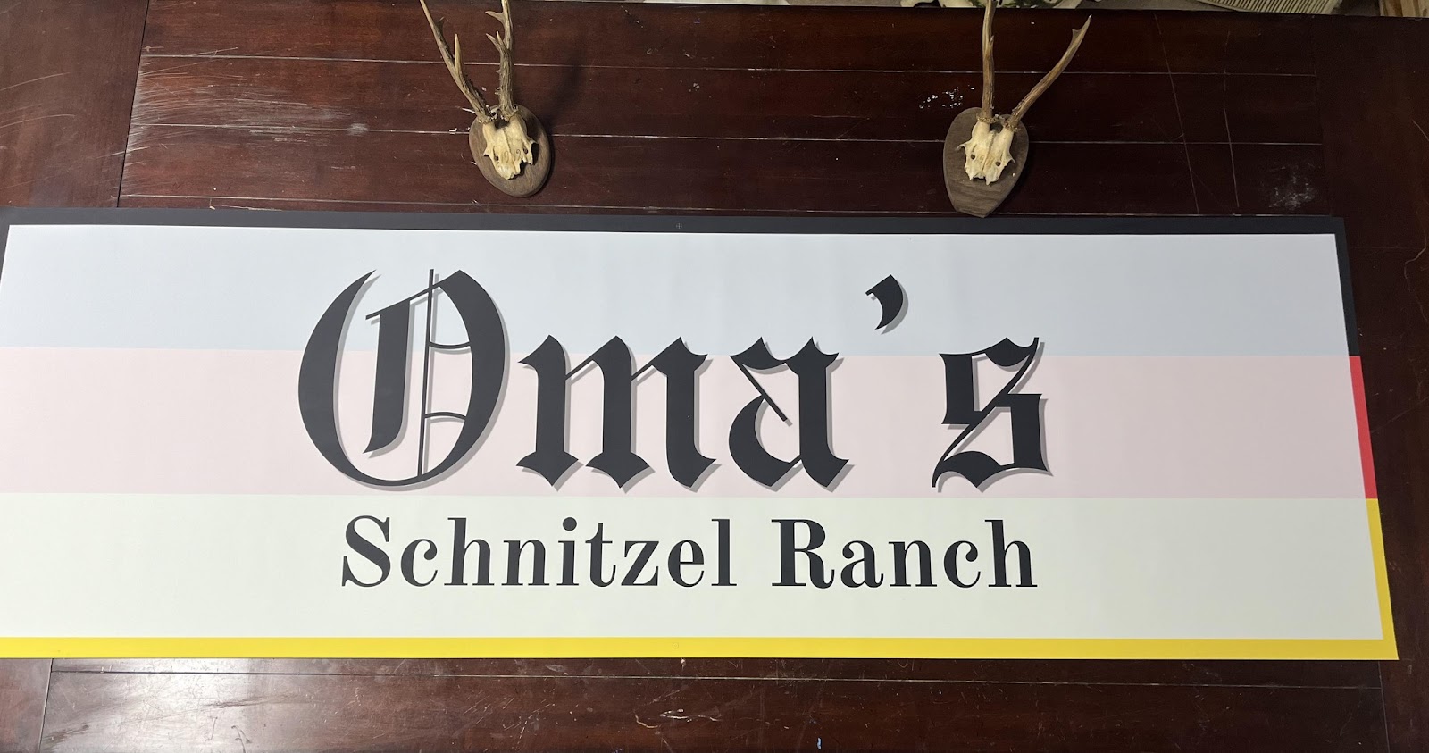 Traditional German dish served at Oma's Schnitzel Ranch